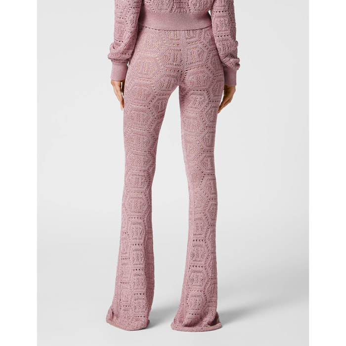 PHILIPP PLEIN Pantalones acampanados MONOGRAM
