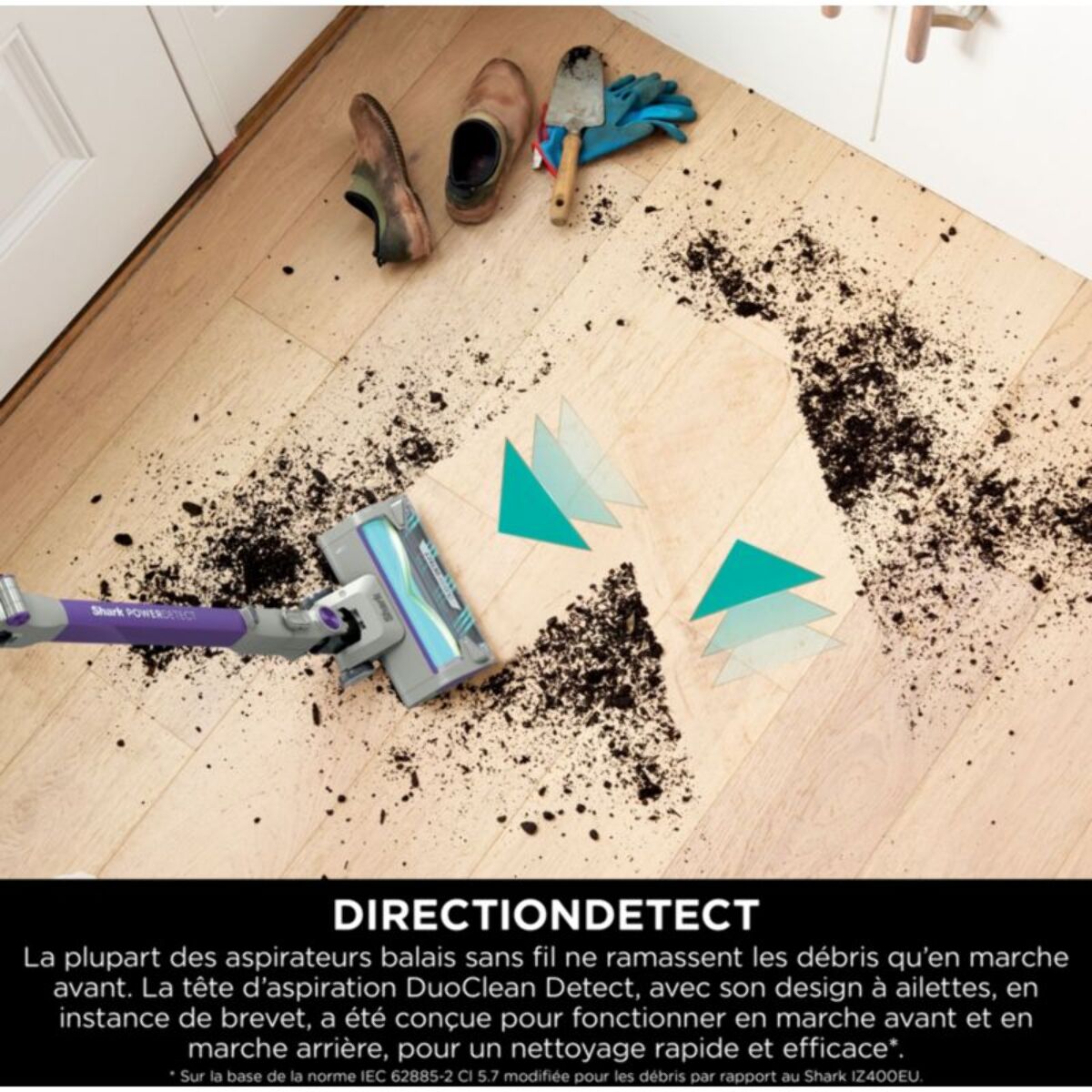 Aspirateur balai SHARK PowerDetect IP1251EUT (sans base)