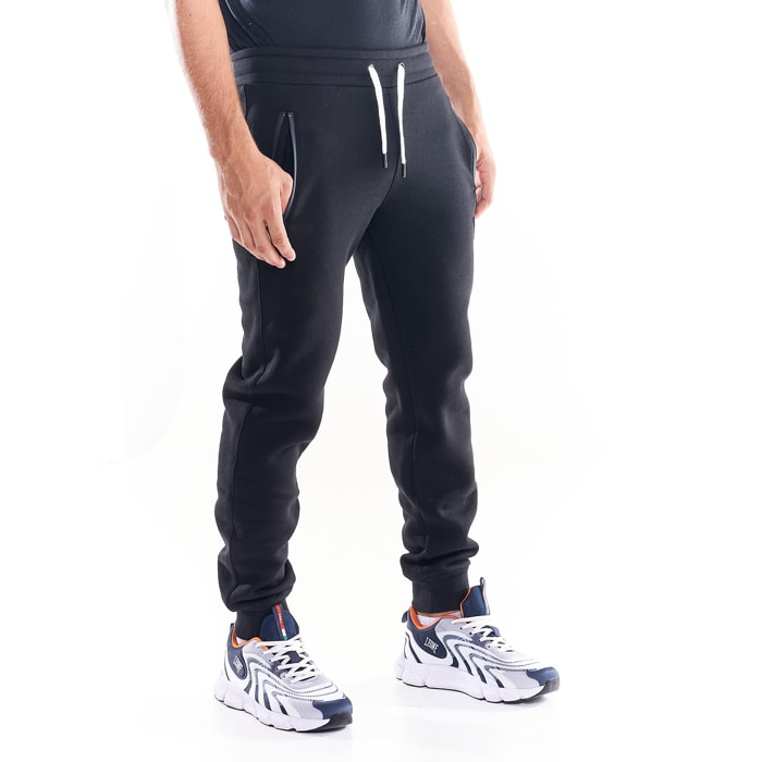 Pantalón de hombre Heavy Basic tobillo elástico polar