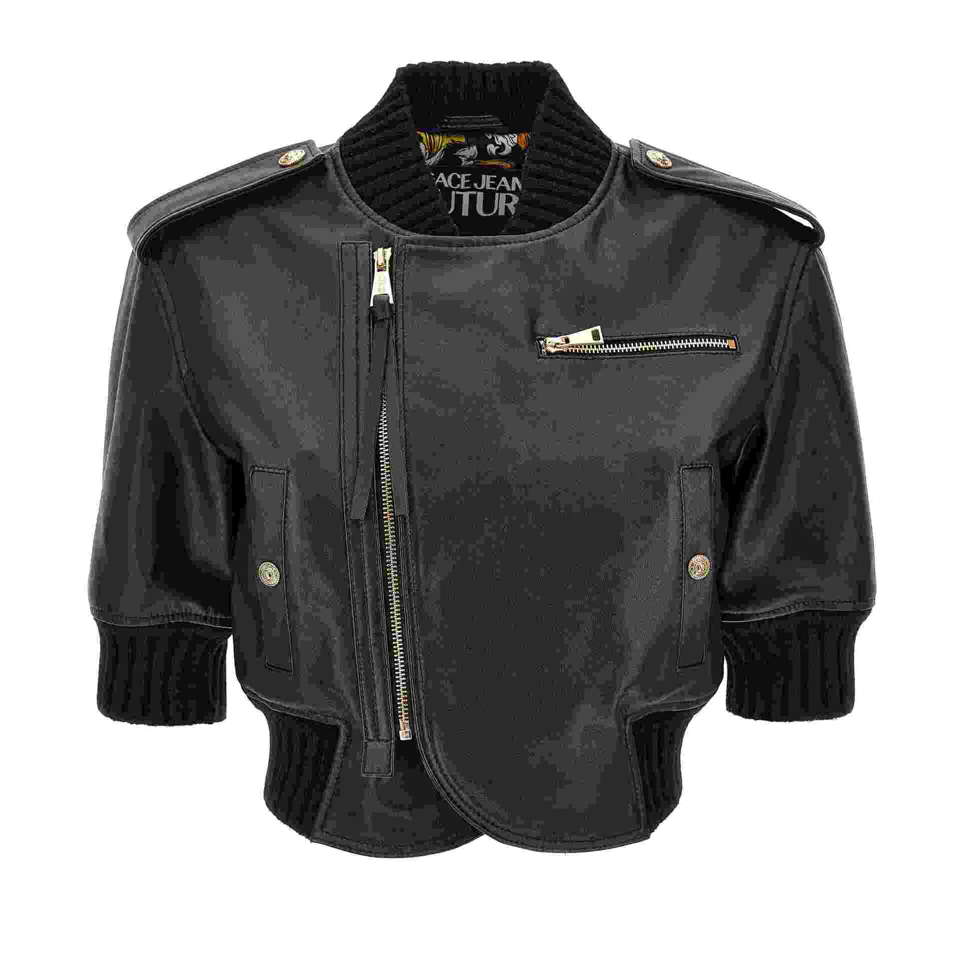 Versace Jeans Couture giacca di pelle