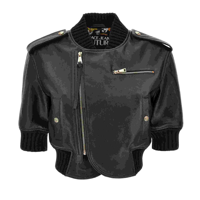 Versace Jeans Couture giacca di pelle