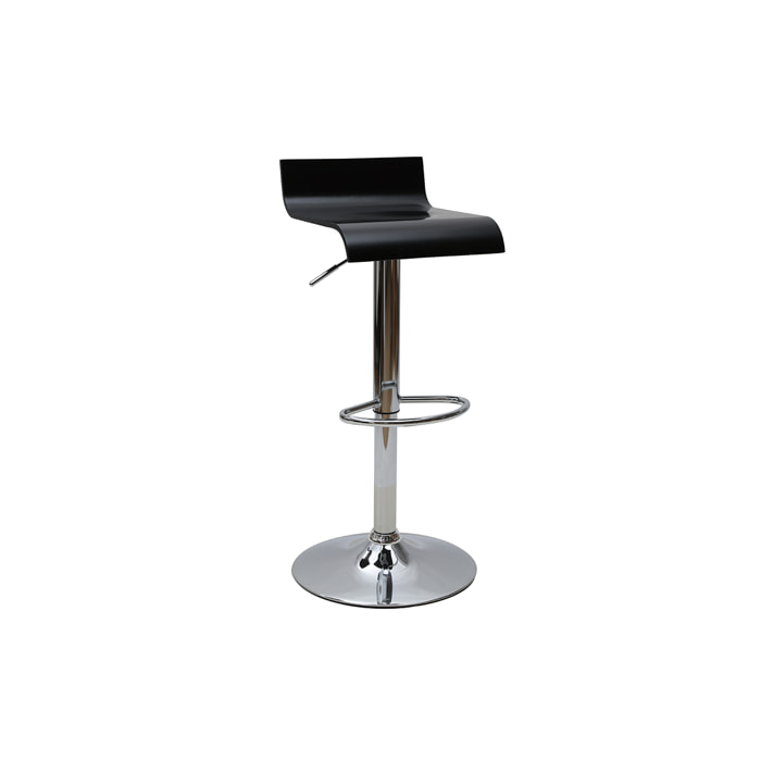 Tabouret de bar design noir SURF V2