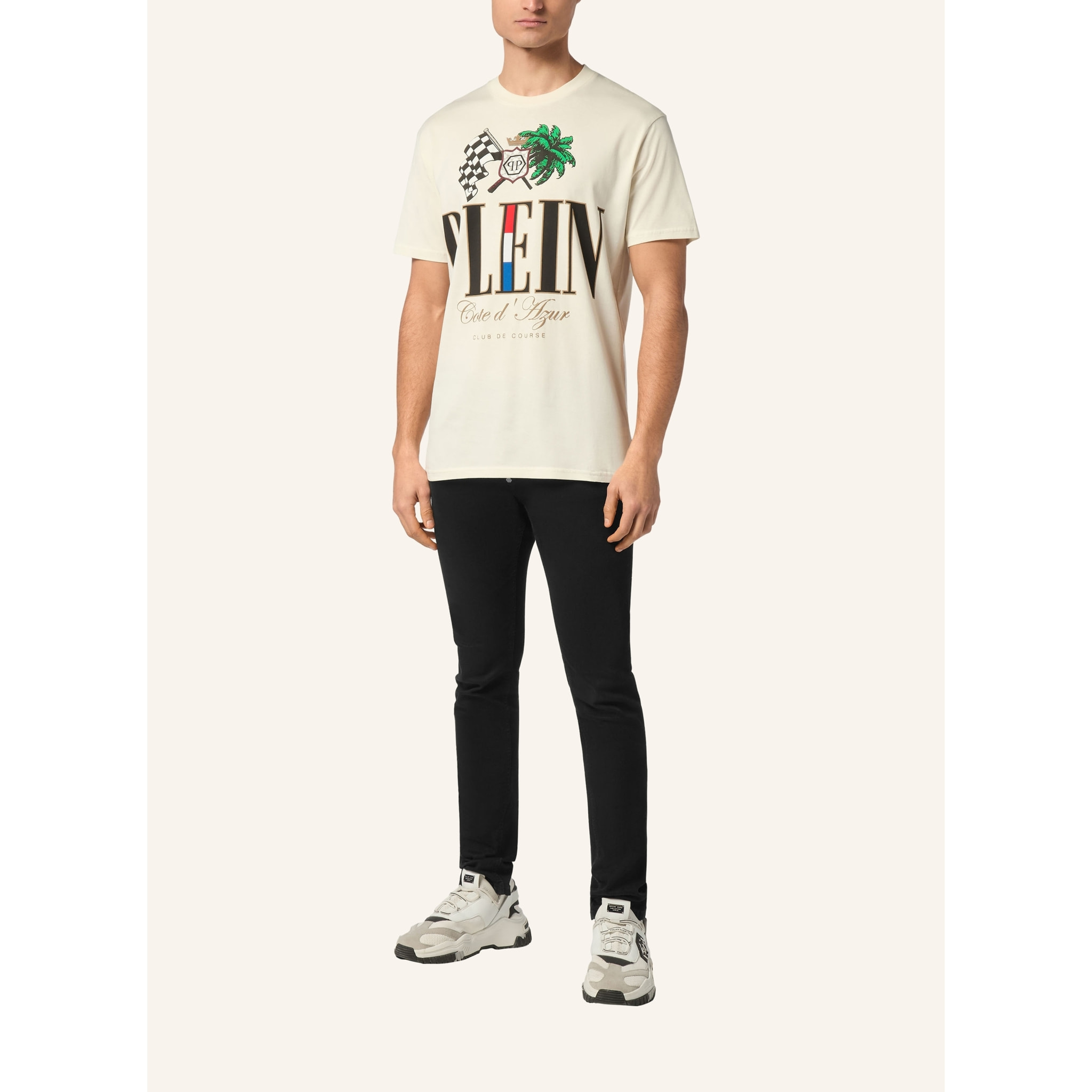 PHILIPP PLEIN T-Shirt Round Neck D AZUR