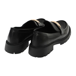 Mocassini con accessorio - tacco 4,0 cm