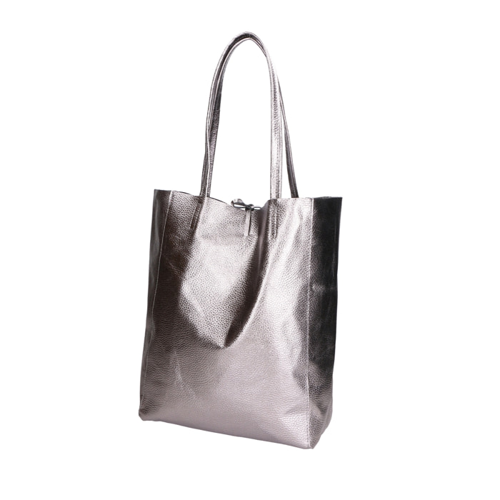 Borsa Shopper da donna In Vera pelle Made in Italy 40x36x11 cm