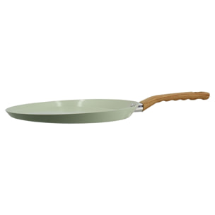 Galetière 32cm avec revêtement céramique céladon -tous feux COLORAMA