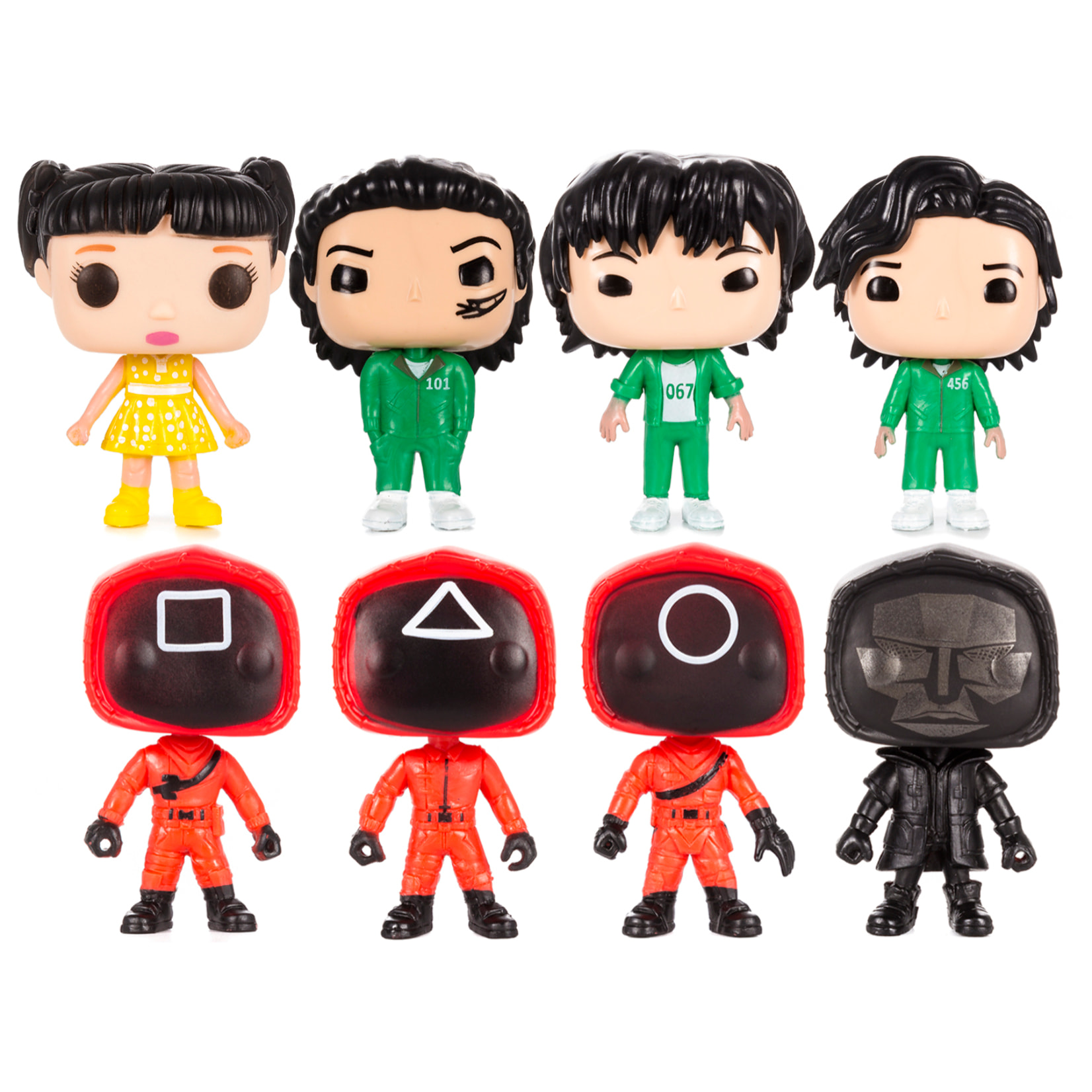 Figuras Squid Pop 10cm. 8 modelos surtidos en caja regalo individual.