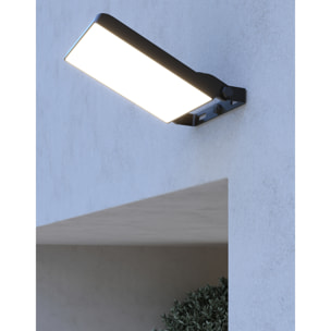 Forlight Proyector LED Integrado Eficiente para Hogar, Acabado Gris Urbano Transparente, Aluminio y Cristal, 190x160mm, Diseño Moderno y Duradero
