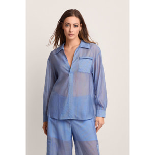 Kocca - Camicia a righe Donna, Tinta unita, Scollo a V
