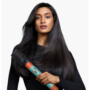 Multi-styler asciugacapelli Dyson Airwrap i.d.™ (capelli mossi e ricci) Acquamarina/Tangerine | Nuovo