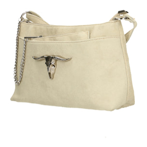 Borsa a tracolla  da donna In Vera pelle Made in Italy 29x17x8 cm