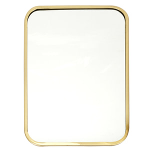 Miroir Deco Contour Deco Dore Carre