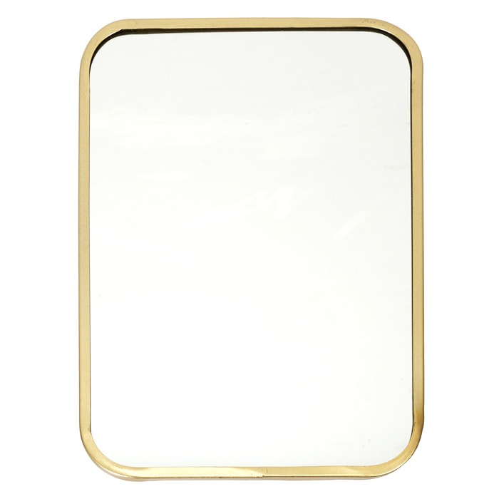 Miroir Deco Contour Deco Dore Carre