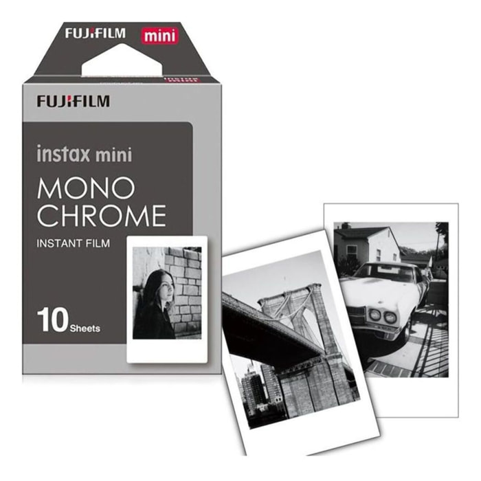 Papier photo instantané FUJIFILM Instax Mini Monochrome (x10)
