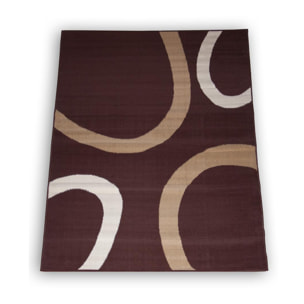 Tapis salon et chambre tissé motif rond FIHA