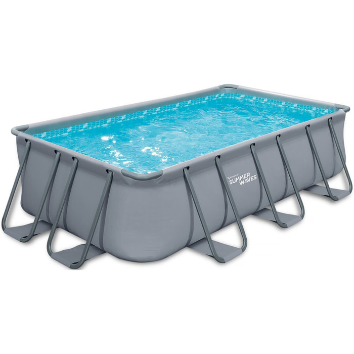Piscine tubulaire LUDO 3 - 5.49 x 2.74 x 1.32 m - filtration à  sable 5,1m3/H