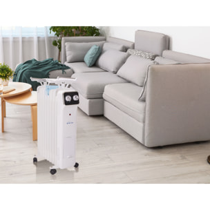 Radiateur d'huile blanc avec réservoir d'humidification 2000   W