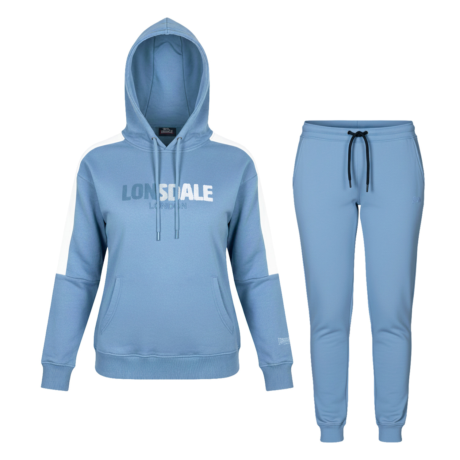 Tuta Donna LONSDALE Cotone Felpato Cappuccio