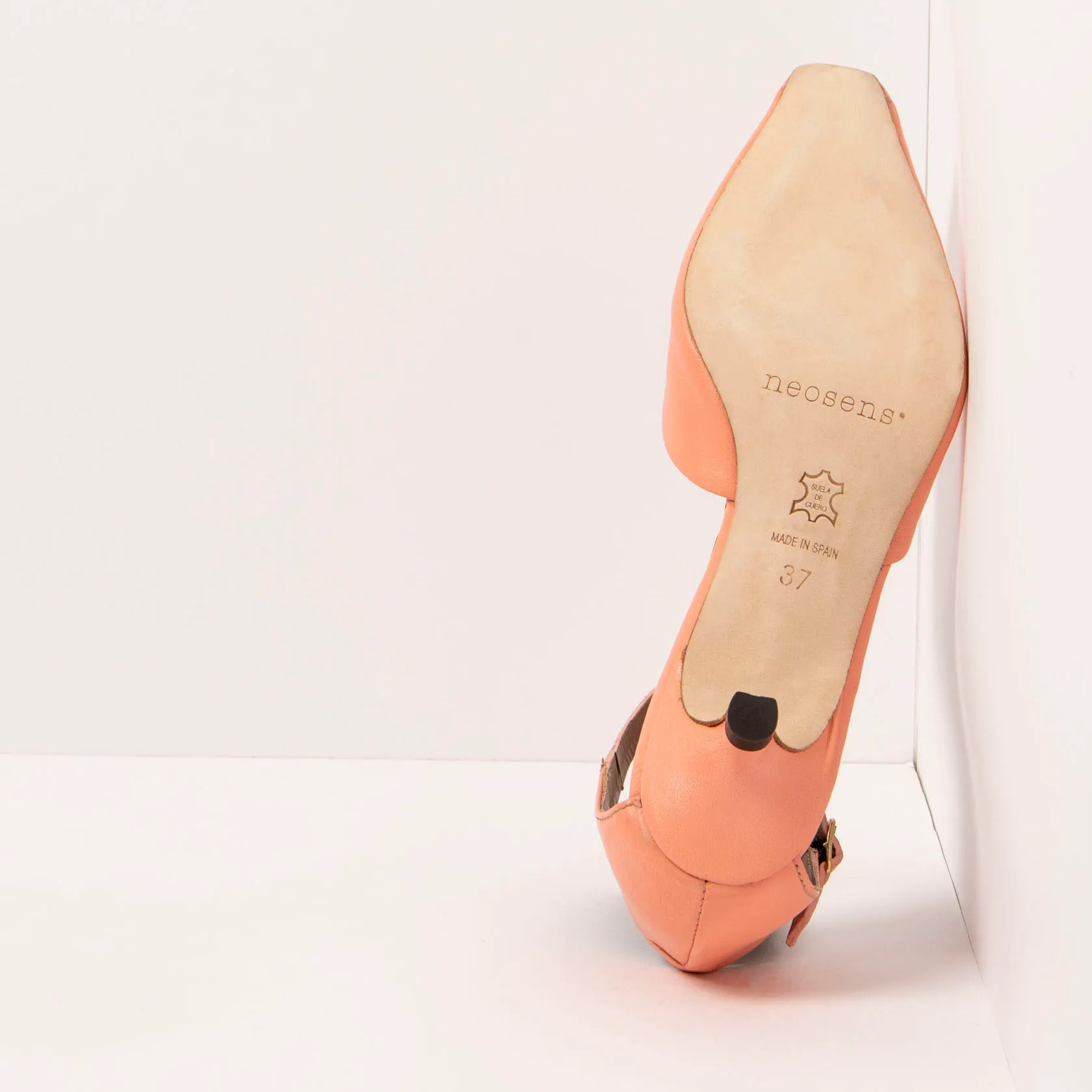 Sandalias con tacón S3025 NAPPA PEACH PINK/ ALEDO color Peach pink