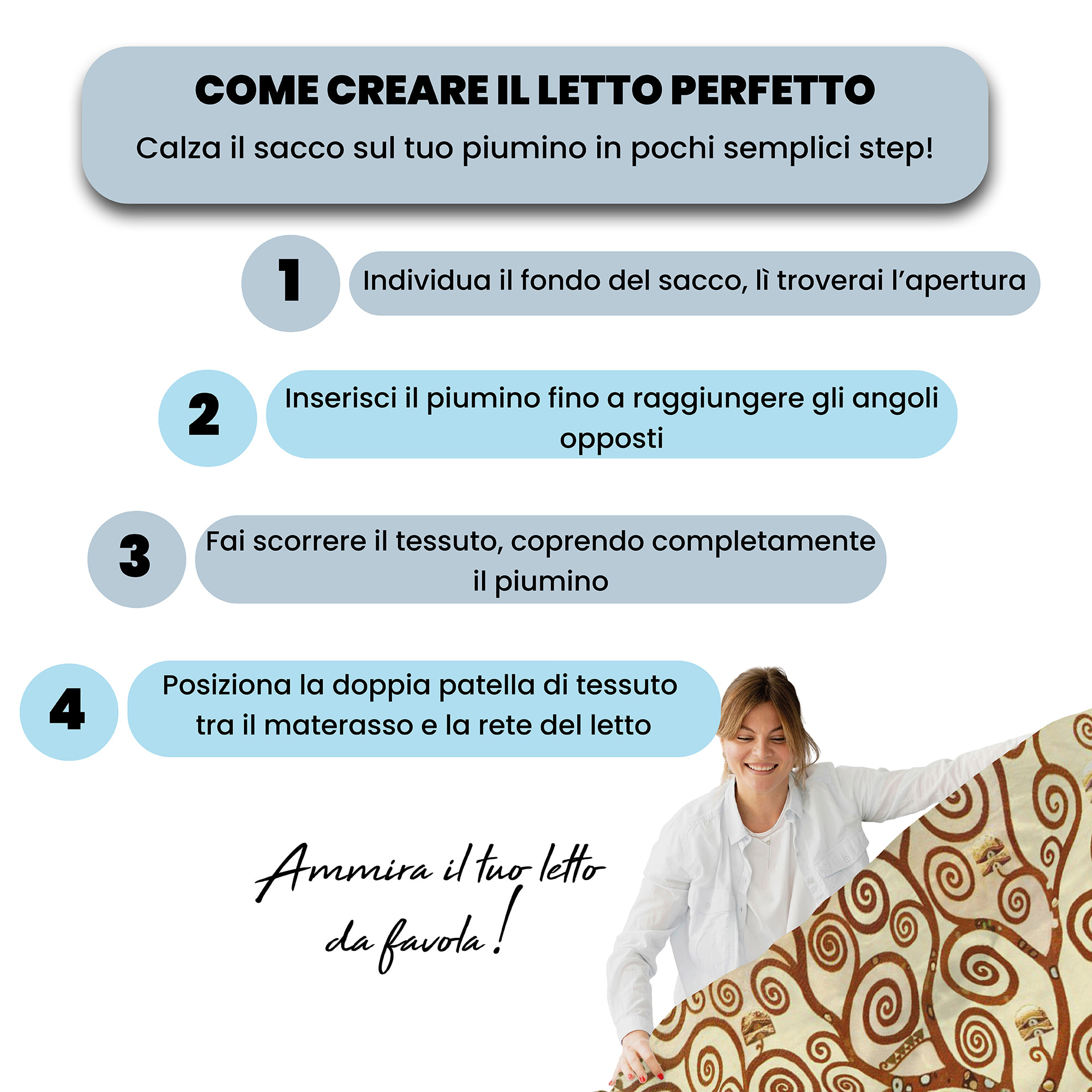 PARURE COPRIPIUMINO ARTE, Stampa Digitale, 100% Microfibra - AR103