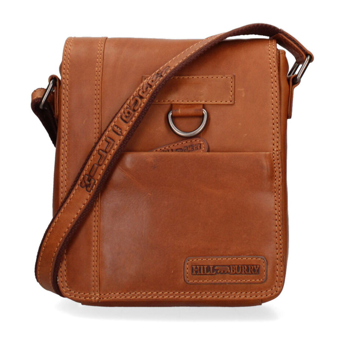 Borsa a tracolla  da uomo In Vera pelle Made in Italy 20x25x6 cm