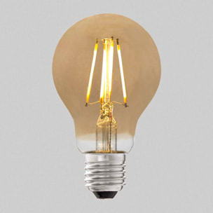 Bombilla ESTÁNDAR FILAMENTO LED AMBAR E27 5W 2200K DIMABLE