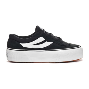 Superga - Zapatillas Mujer Negro - 3041 REVOLLEY COLORBLOCK PLATFORM