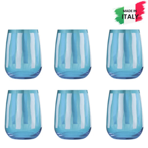 Set 6 bicchieri da acqua Fior di Loto