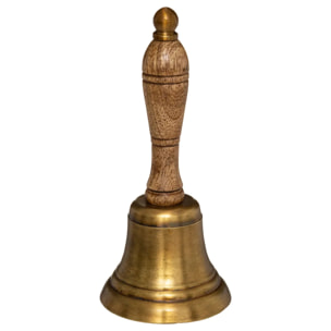 Cloche Constance H.17cm manguier et métal