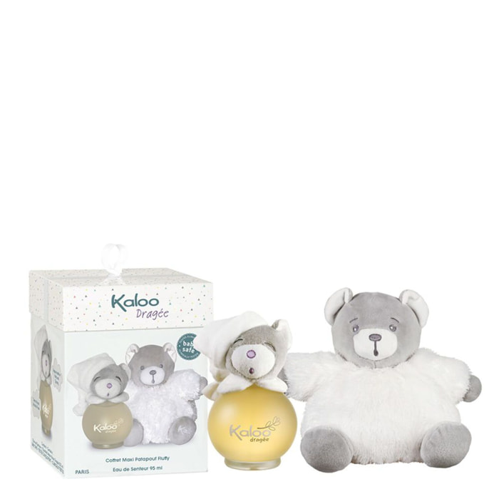 Kaloo Maxipatapouf Dragée - Coffret Eau de Senteur + Peluche