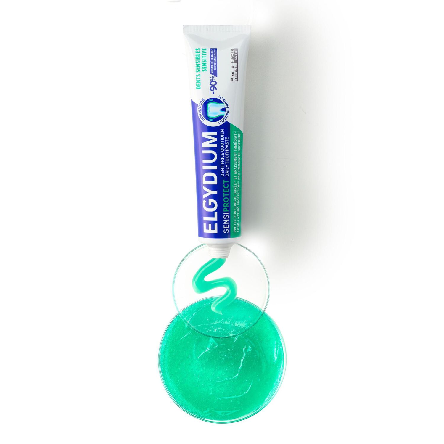 Elgydium - Lot Dentifrice Quotidien Sensiprotect 2x75 ml