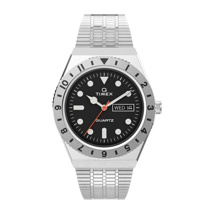 Timex Reloj Analógico De Cuarzo Q Timex Gmt