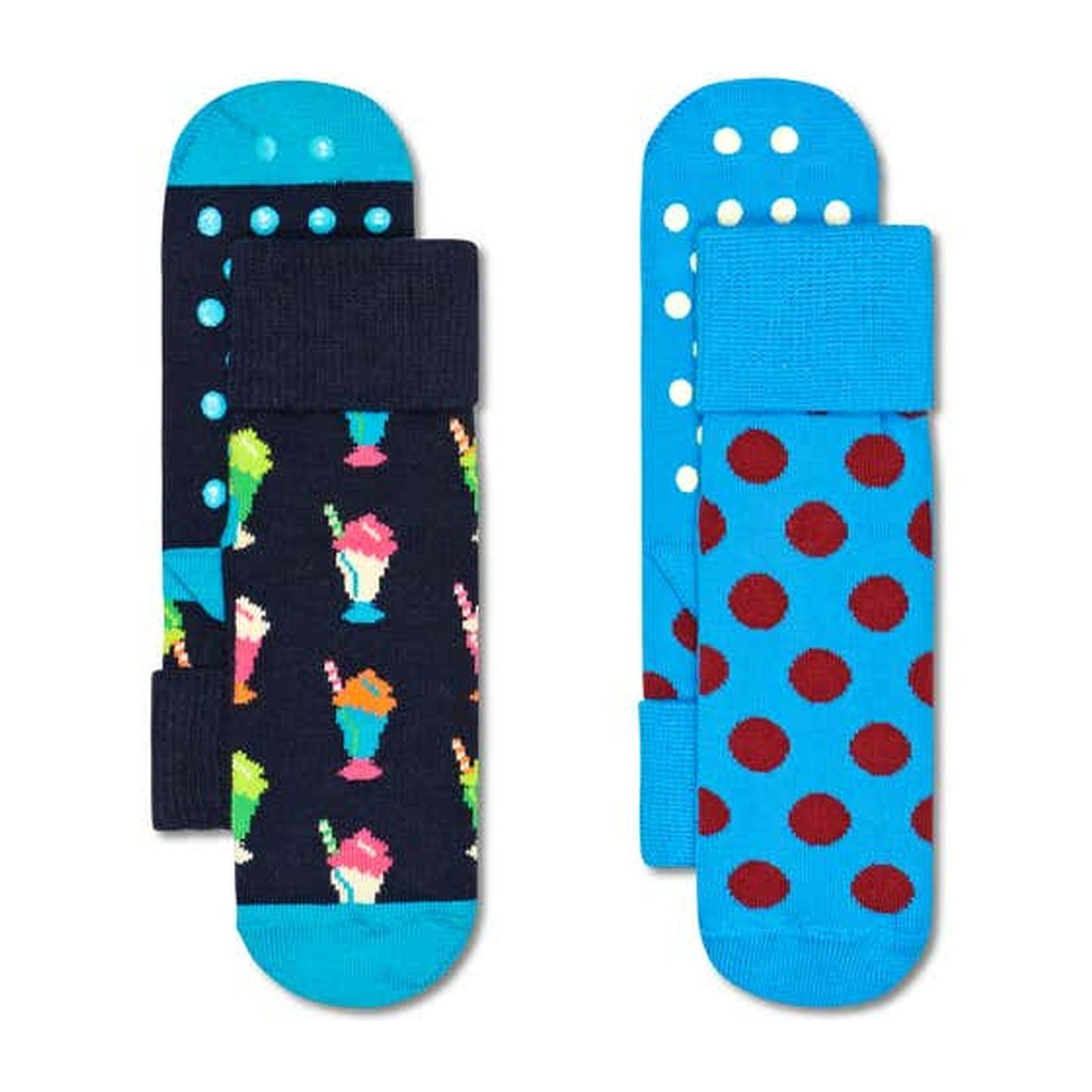 Calcetines pack-2 kids milkshake anti-slip