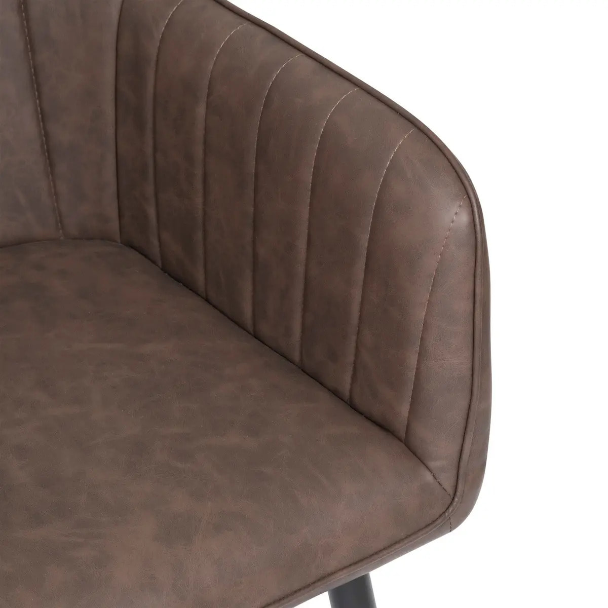 Fauteuil à dîner "Visoca" marron