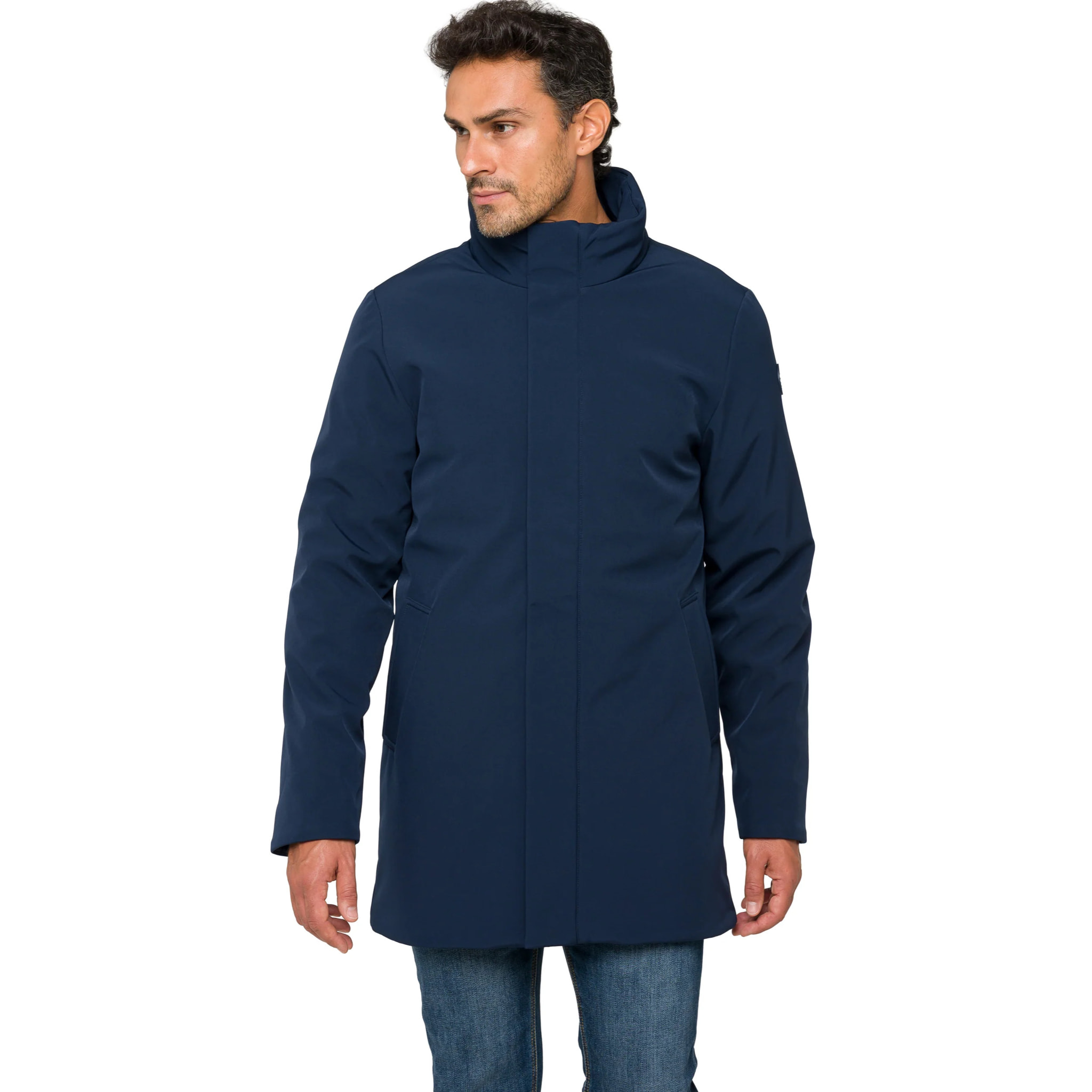 Chaqueta KANAWA acolchada impermeable Azul