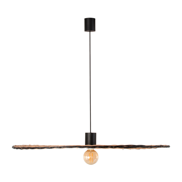 COSTAS 1000 Colgante negra/ratán