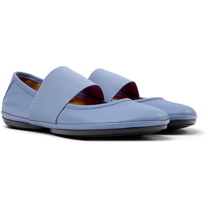 Bailarinas - CAMPER Right Nina - Azul - Cuero liso