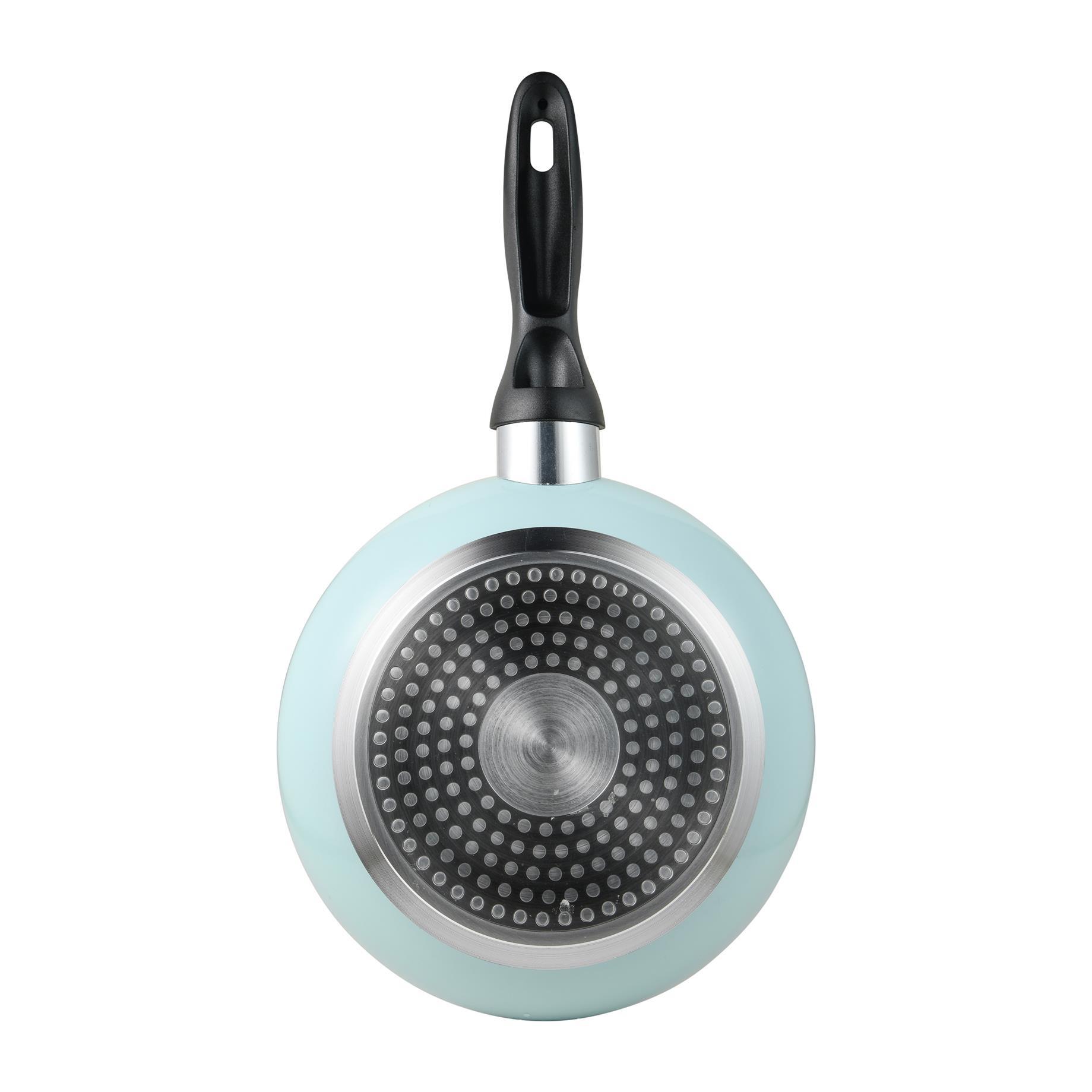 Set de 3 Sartenes Ø16Ø20Ø24cm en aluminio prensado Azul celeste San Ignacio