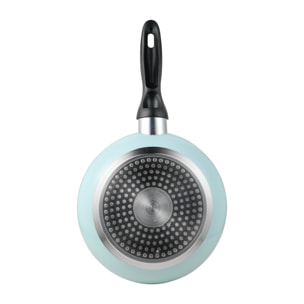 Set de 3 Sartenes Ø16Ø20Ø24cm en aluminio prensado Azul celeste San Ignacio