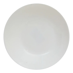 Lot de 6 assiettes creuses Louise D20cm blanc
