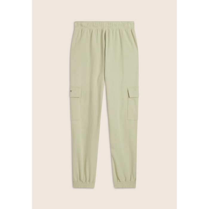 Pantaloni Cargo Regular Fit in French Terry