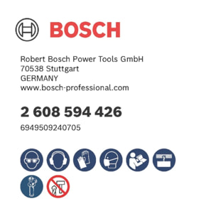 Coffret de scies trépans PRO Multi Material PC Plus, 9 pièces - BOSCH - 2608594423