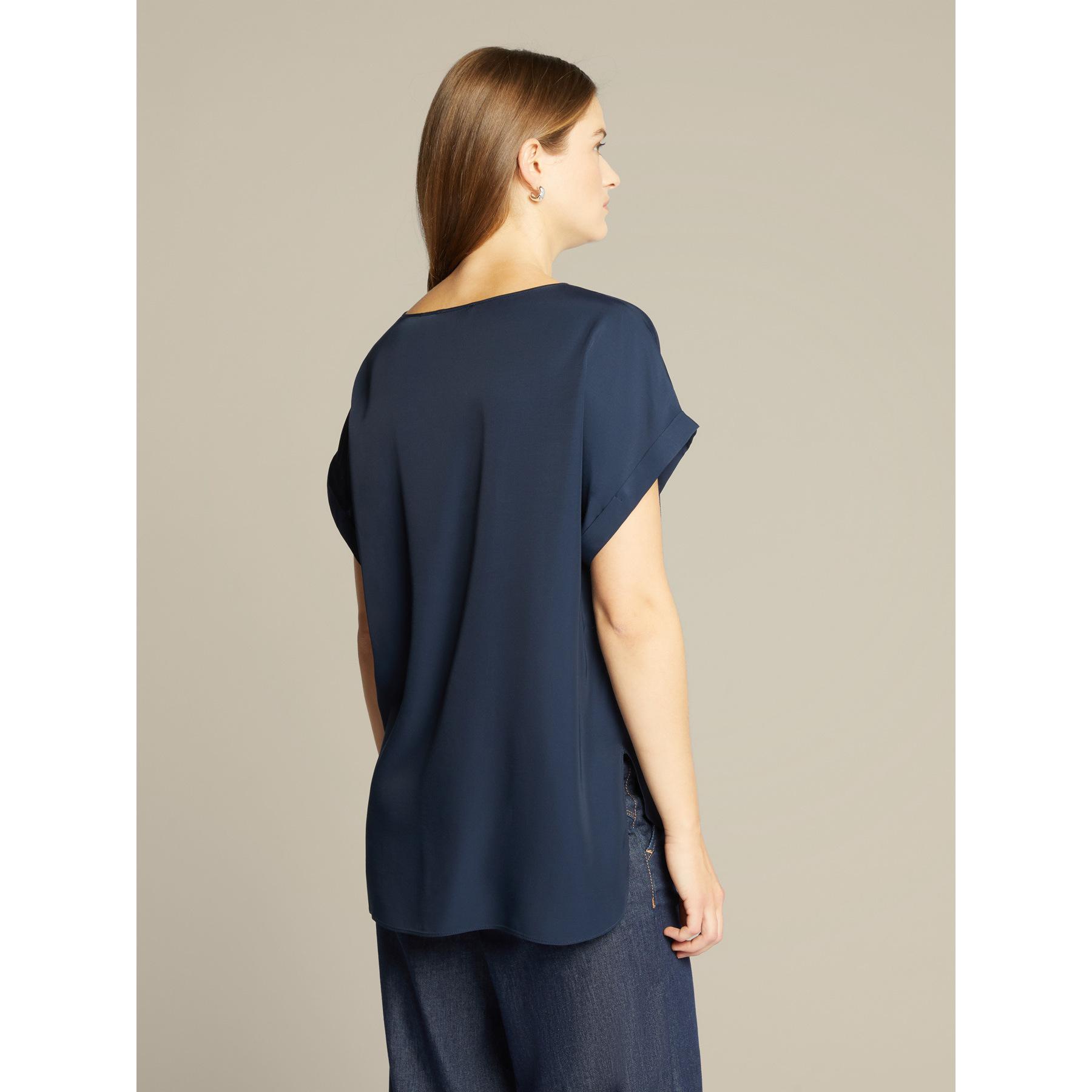 Elena Mirò - Blusa de color liso - Azul