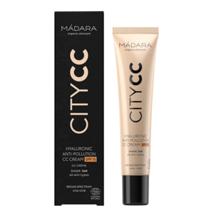 City CC - Crème Anti-Pollution à l’Acide Hyaluronique SPF15 40 ml