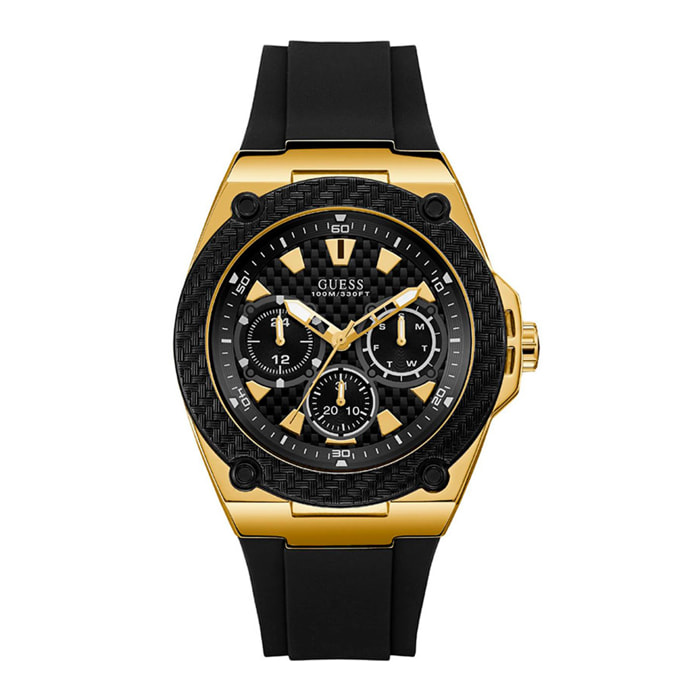 Reloj Guess W1049G5 Hombre Analogico Cuarzo con Correa de Silicona