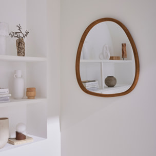 Miroir organique bois de sapin 75cm CHARLIE
