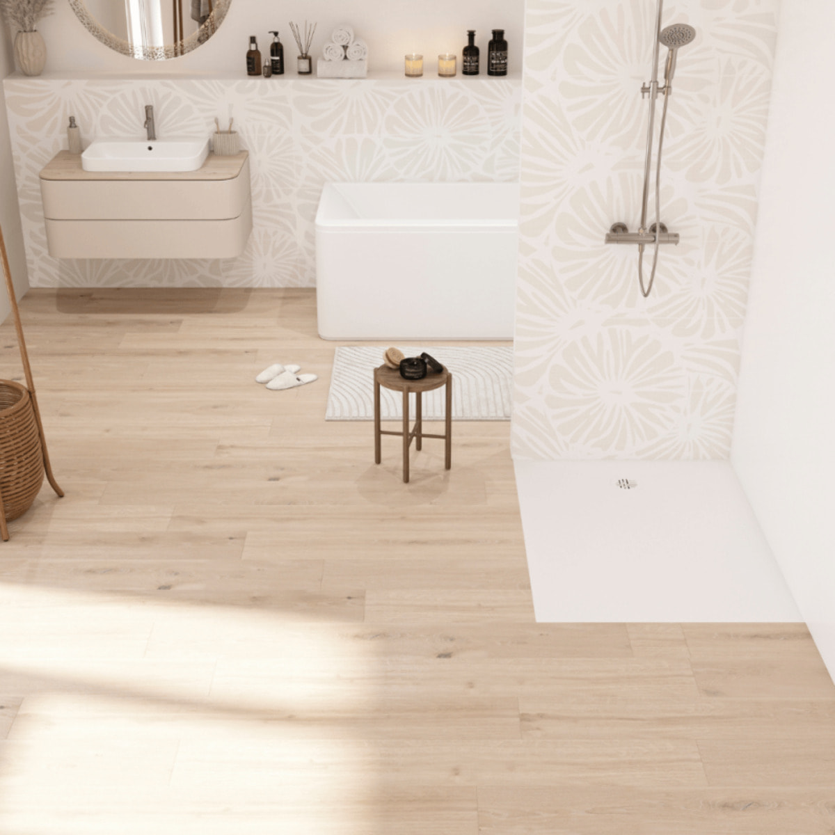 Receveur de douche KINEDO Kinesurf Nova Blanc mat