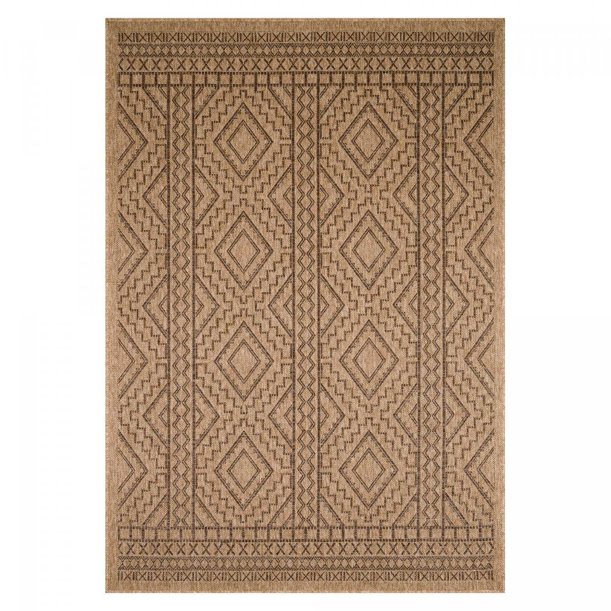 Tapis extérieur tissé kilim rectangle KAVU