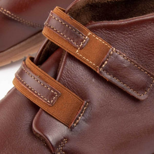 Botín De Cuña - Marrón - Altura: 4 Cm