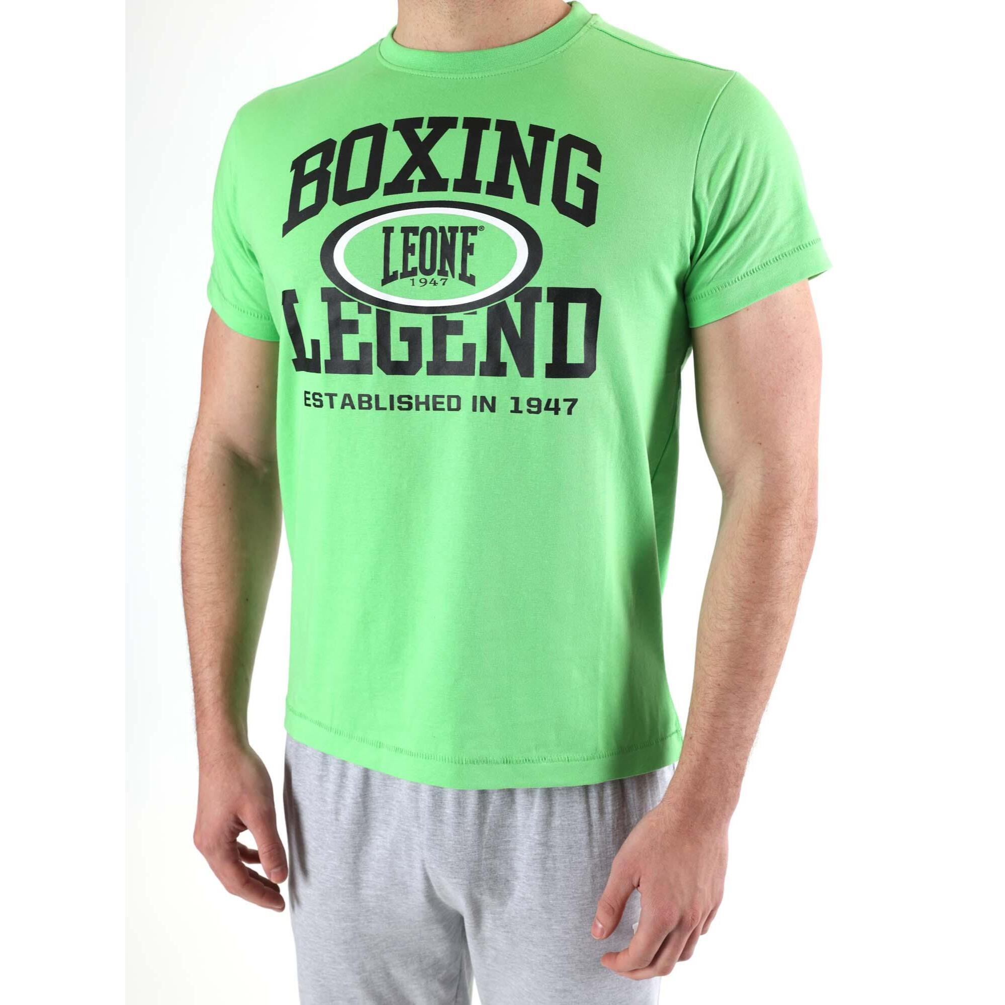 Camiseta de hombre de manga corta con estampado "Boxing Legend" Leone Active